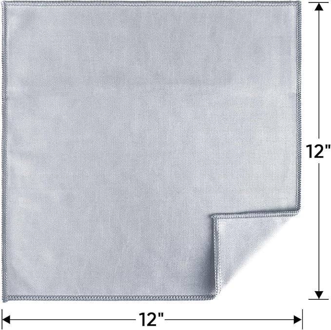 HOMEXCEL Glass Cleaning Cloths 12PK, Streak Free Towel - Image 7