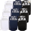 AQQA 9 Pcs Mesh Popup Laundry Hamper Set, Durable Handles, Sturdy Mesh by AQQA