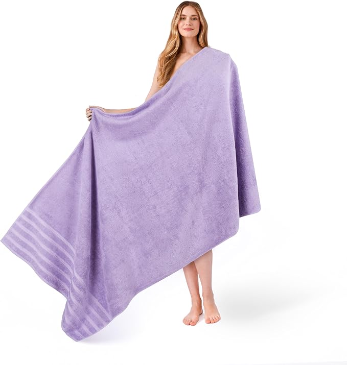 American Soft Linen 100% Cotton Luxury Turkish Towels, 35x70 XL Bath Sheet | by AmericanSoftLinen