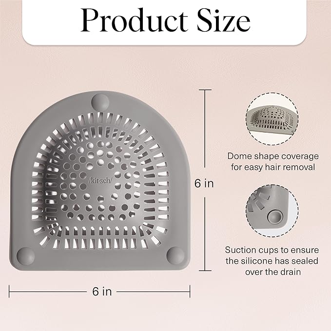 Kitsch Shower Drain Hair Catcher - Image 4