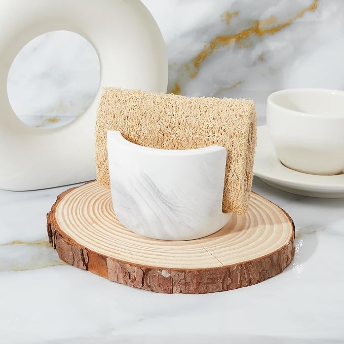Diatomite Sponge Holder for Kitchen Sink Counter, Quick Drying, Fast Water - Image 4