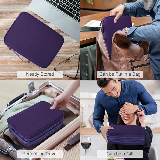 FYY Electronic Organizer, Travel Tech Pouch Bag, Extra Large, Waterproof - Image 7