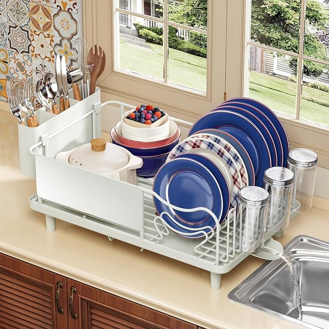 KINGRACK Dish Drying Rack for Kitchen Counter, Dish Drainer - Image 9