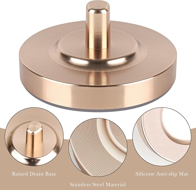 2 Pack Bronze Electric Toothbrush Holder - Image 3