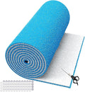 20''x90'' Air Vent Filters, High Air Flow Cut to Size(80+Filters) MERV 8 Electrostatic Floor Vent Filter for Floor Registers, RV, AC, Ceiling, Grilles and Wall HVAC Furnace Vents, 48PCs Adhesive Hook