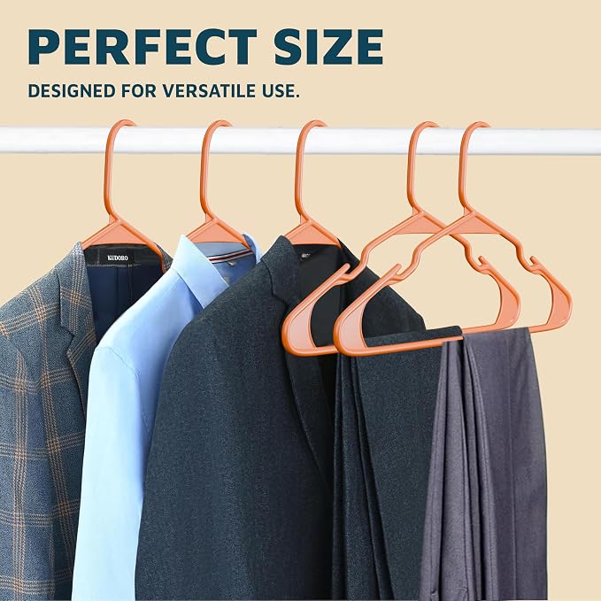 Lifemaster Plastic Clothes Hangers – Heavy Duty Hanger Set, - Image 10