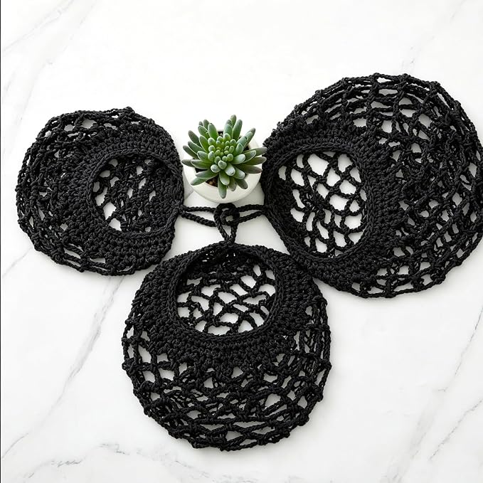 Honeydak 3 Hanging Baskets, Cotton Rope - Image 7