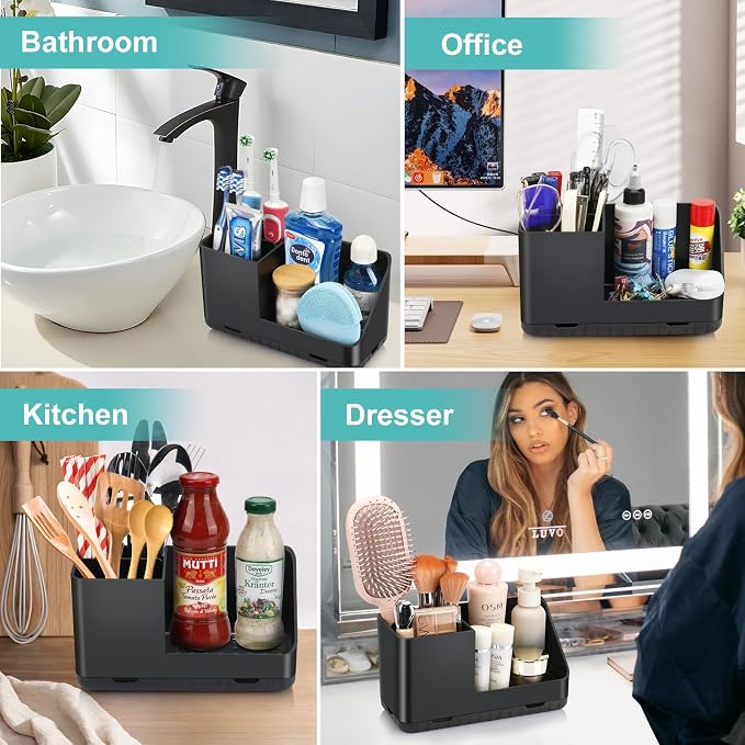 Toothbrush Holders for Bathroom Counter Organizer and Storage | Easy To Clean - Image 7