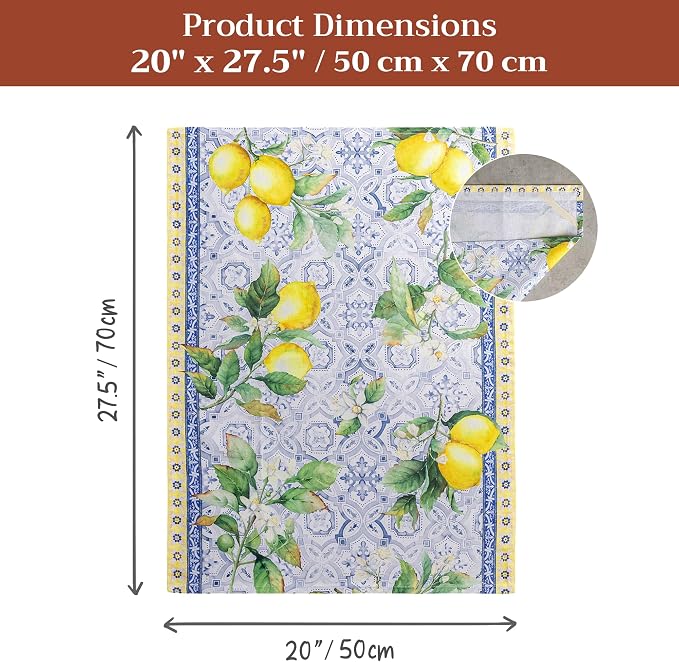 Maison d' Hermine Kitchen Towels Set of 3 Reusable 100% Cotton 27.50" x 20" - Image 7