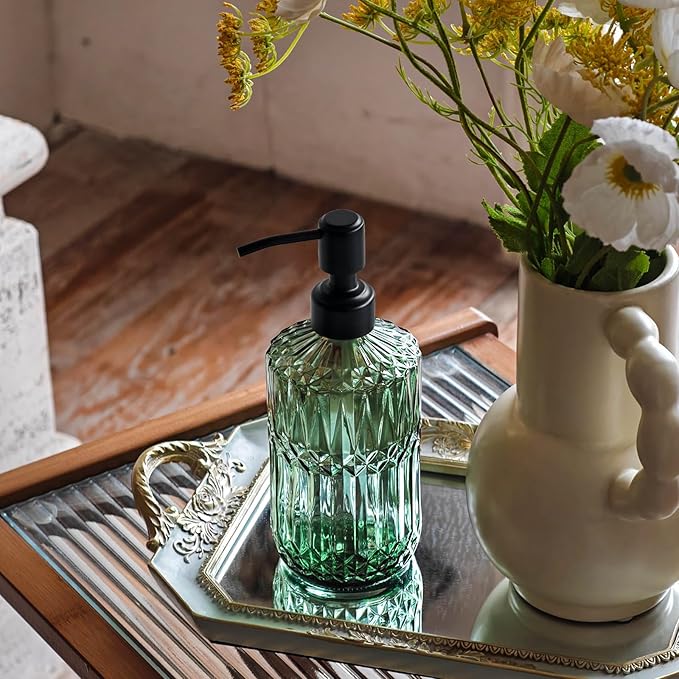 JASAI 18 Oz Green Soap Dispenser - Image 3
