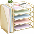 OPNICE Desk Organizer, 5-Tier Paper Organizer Letter Tray, Office Desk by OPNICE