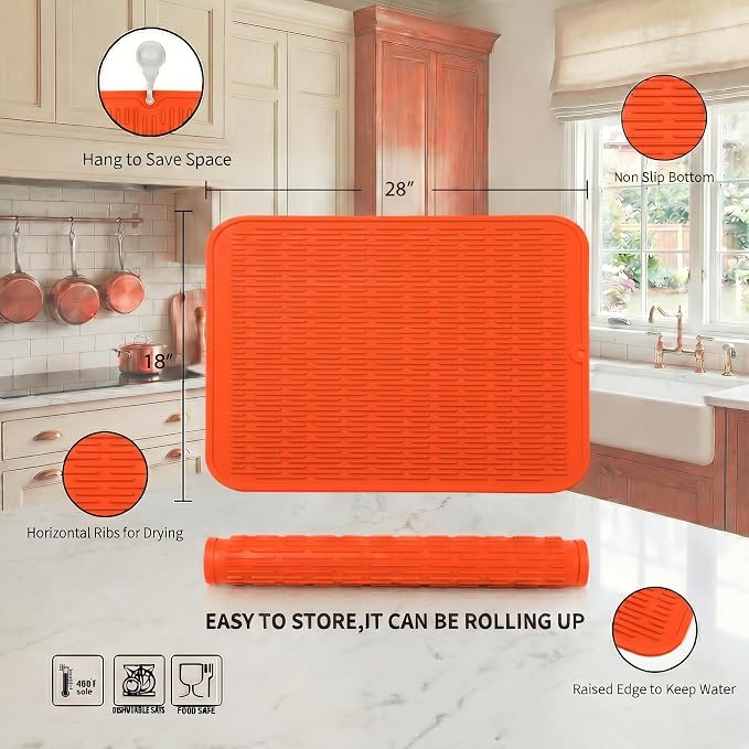 MicoYang Silicone Dish Drying Mat - Image 2