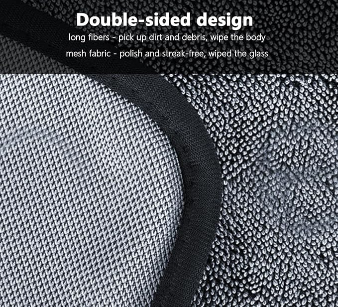 Shiny Cleaning Cloths, Shower Doors Drying Towels, 16 * 24in Streak Free Glass - Image 5