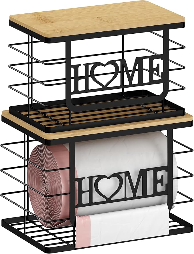 Trash Bag Holder, Thipoten Trash Bags Dispenser by THIPOTEN