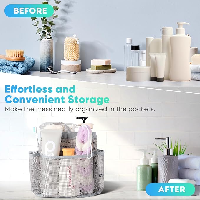 EUDELE Mesh Shower Caddy Portable - Image 8