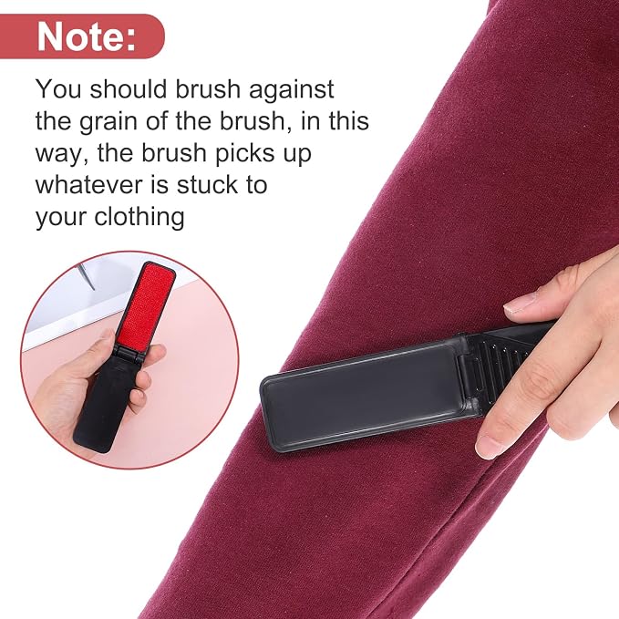 4 Pack Foldable Travel Lint Brush, Reusable Lint Brushes - Image 7