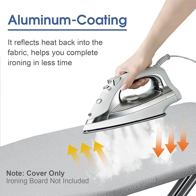 Ironing Board Cover and Pad for Standard Size 15" x 54" - Image 3
