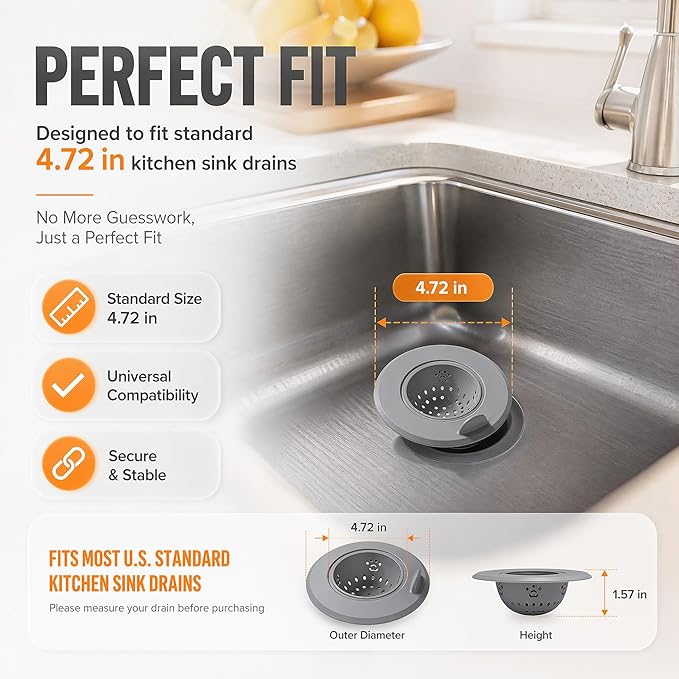 Li&Zhao Kitchen Sink Drain Strainer - Image 6