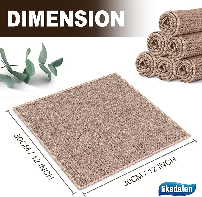 Ekedalen Microfiber Cleaning Cloth Lint Free Glass Polish - Image 7