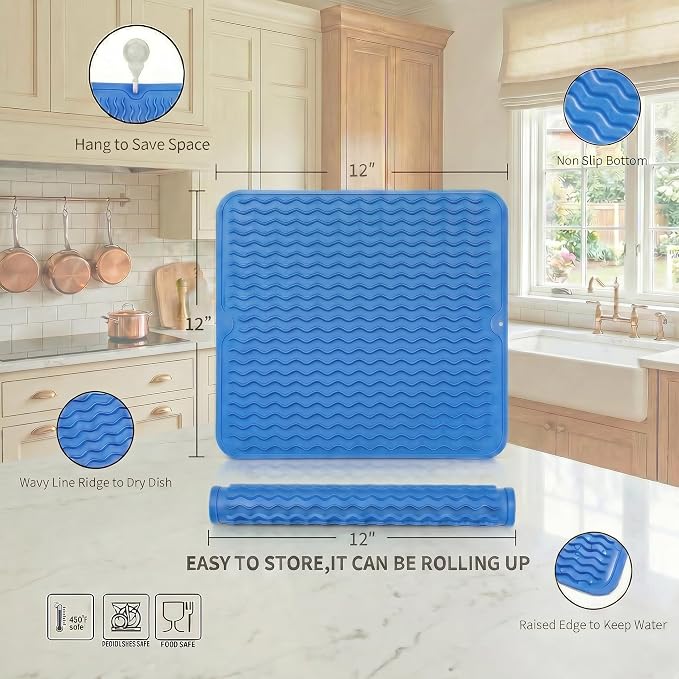 MicoYang Silicone Dish Drying Mat - Image 2