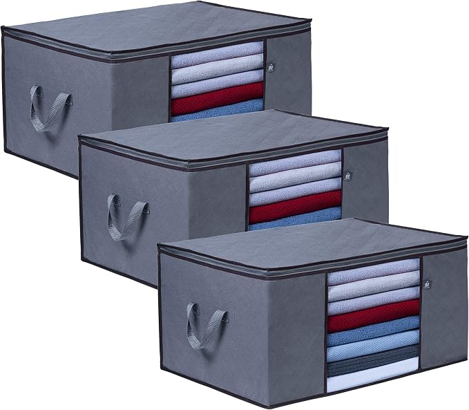 VENO 3 Pack Oversize Clothes Storage Bag by Veno