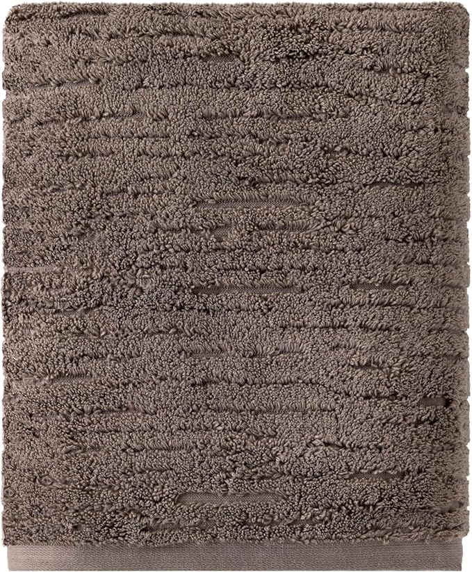 SKL Home CloudSoft Bath Towel, 100% Cotton Luxury, Mink Brown | Premium by SKLHomebySaturdayKnightLtd