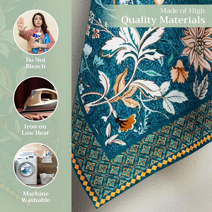 Maison d' Hermine Kitchen Towels Set of 3 Reusable 100% Cotton 27.50" x 20" - Image 3