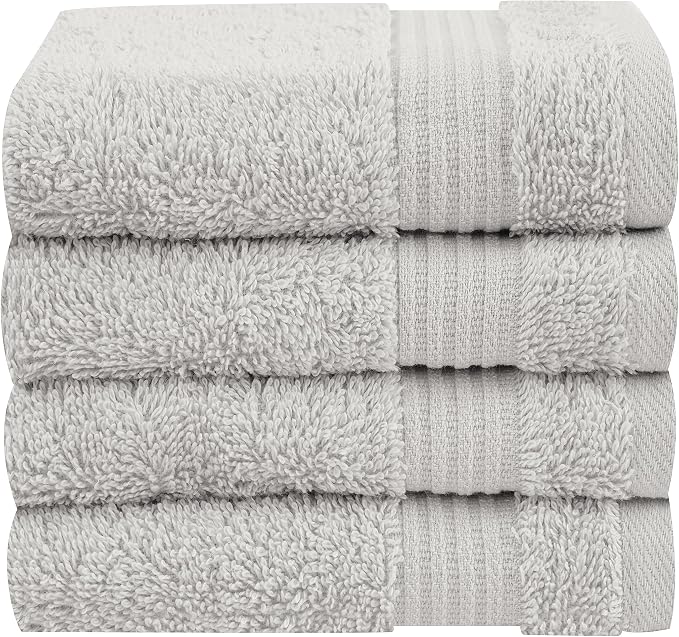 Cotton Paradise 100% Cotton Turkish Towel Set, Soft Absorbent Quick Dry by UNITEDHOMETEXTILE