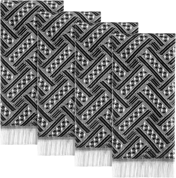 HunnmingRe 9 Pack Boho Hand Towel by HunnmingRe