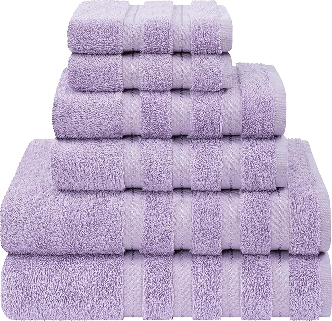 American Soft Linen 100% Cotton Luxury Turkish Towels, 6 Piece Towel Set | Soft by AmericanSoftLinen