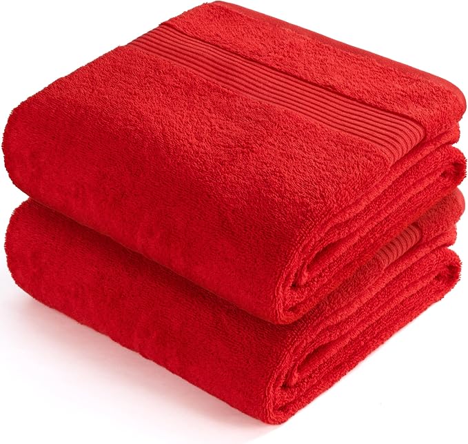 Cotton Paradise 100% Cotton Turkish Towel Set, Soft Absorbent Quick Dry - Image 6