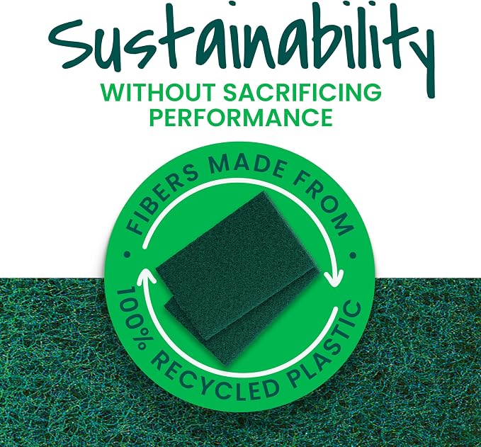 Scotch-Brite Heavy Duty Scouring Pad, 8 Pack | Dish Scrubber - Image 9
