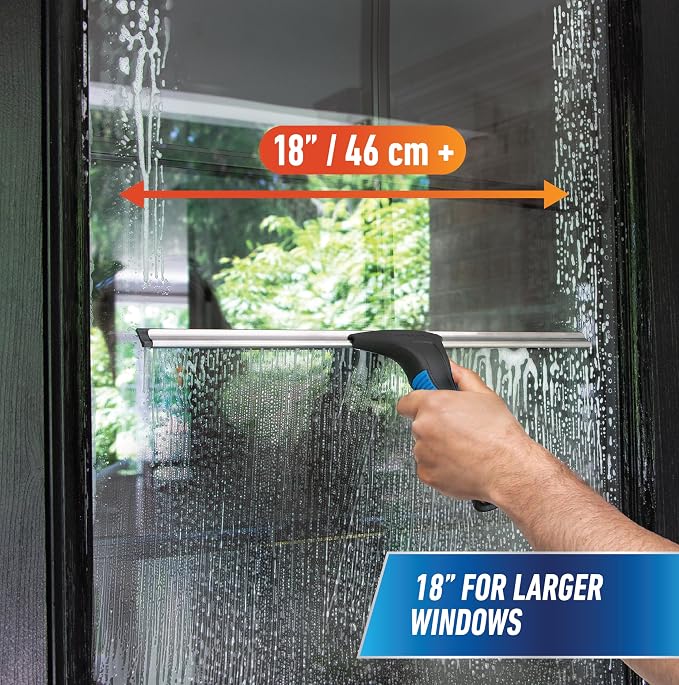 Unger Professional Connect and Clean 18” EZ Change Window and Glass Cleaning - Image 2