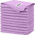 FIXSMITH Purple Microfiber Cleaning Cloth -Pack of 12, Highly Absorbent by FIXSMITH
