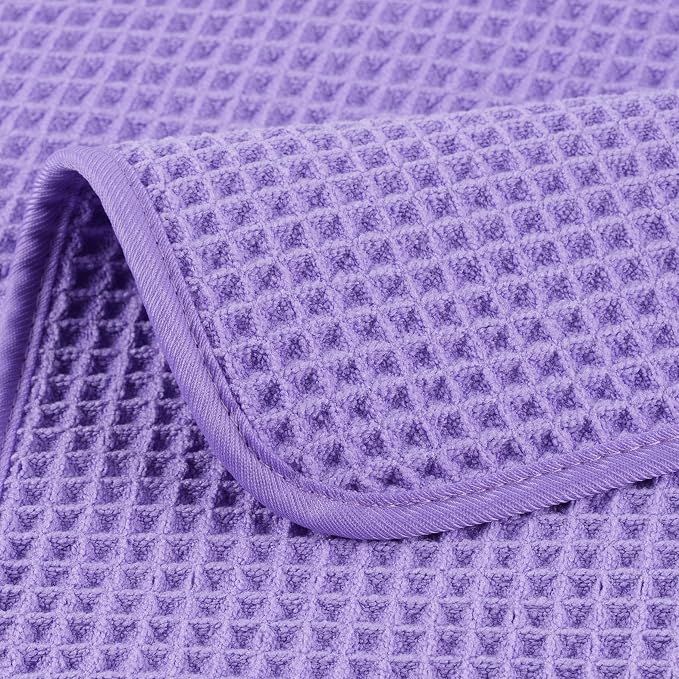 POLYTE 430 GSM Poly Blend Microfiber Quick Dry Waffle Hand Towel, 16x30 in | 4 - Image 5