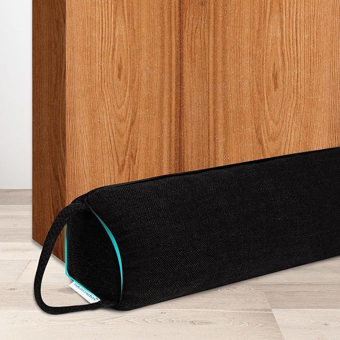 NABOWAN 32" Weighted Under Door Draft Stopper -Triangular Door Draft Blocker by NABOWAN