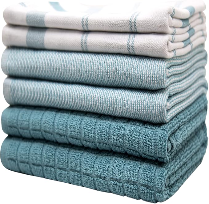 Premium Kitchen Towels 6 Pack 100% Cotton - Image 6