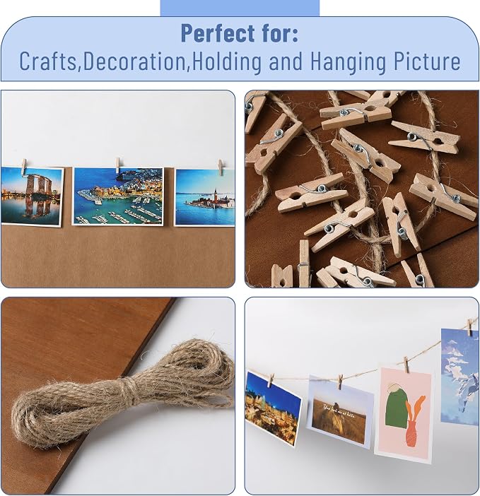 Mr. Pen- Mini Wooden Clothes Pins - Image 5