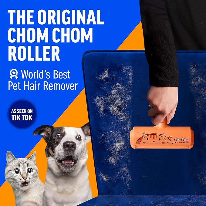 ChomChom Roller Pet Hair Remover – Original Size Reusable Lint Roller - Image 3