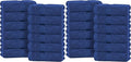 White Classic Navy Blue Hand Towels by WhiteClassic