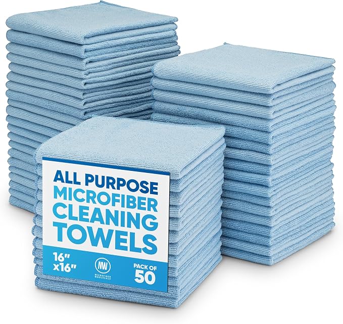 Microfiber Wholesale 16" x 16" All Purpose Towels by MicrofiberWholesale