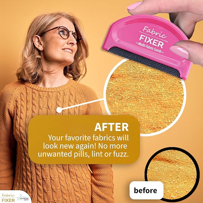 Multi-Fabric Depilling Comb for Sweater Pills and Fuzz Manual Fabric Defuzzer - Image 4