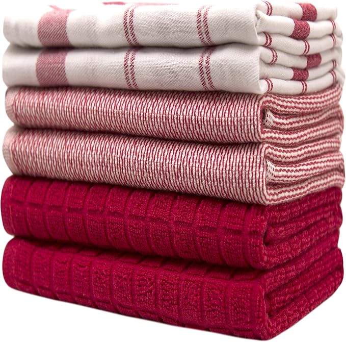 Premium Kitchen Towels 6 Pack 100% Cotton - Image 6