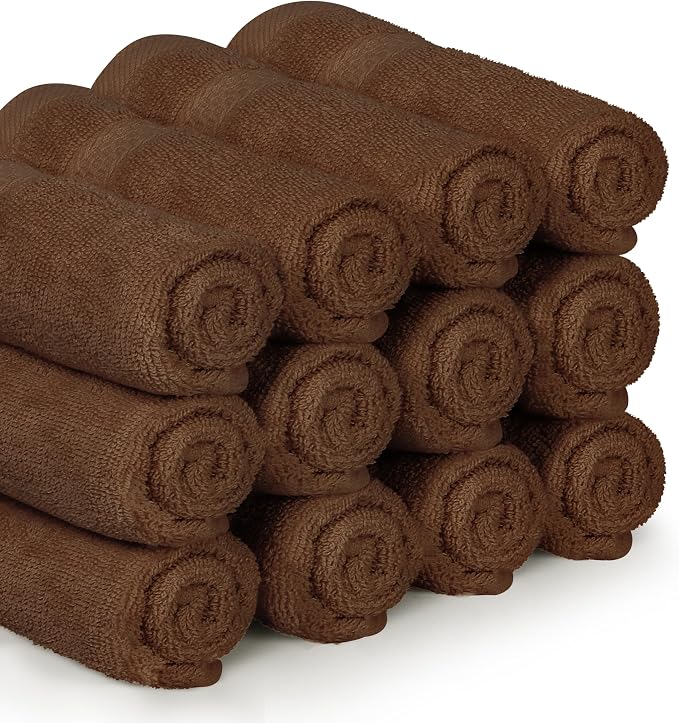 Utopia Towels 12 Pack Premium Wash Cloths, 12x12 in, 100% Cotton, Gym & Face - Image 5