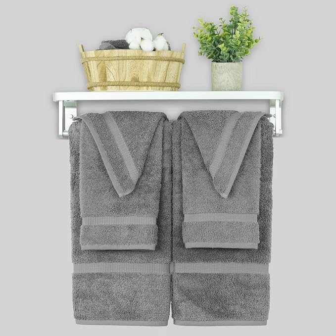 Chakir Turkish Linens 100% Cotton 6-Piece Towel Set, Oeko-Tex Certified: 2 Bath - Image 4