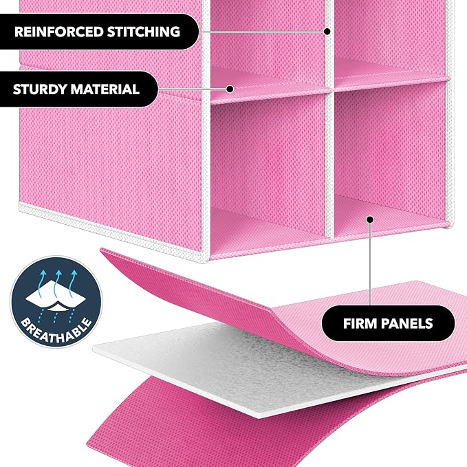 Simple Houseware 20 Section Shelves Hanging Shoes Organizer, 10 Tier, Holds Up - Image 5
