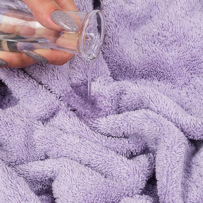 Cotton Paradise 100% Cotton Turkish Towel Set, Soft Absorbent Quick Dry - Image 6