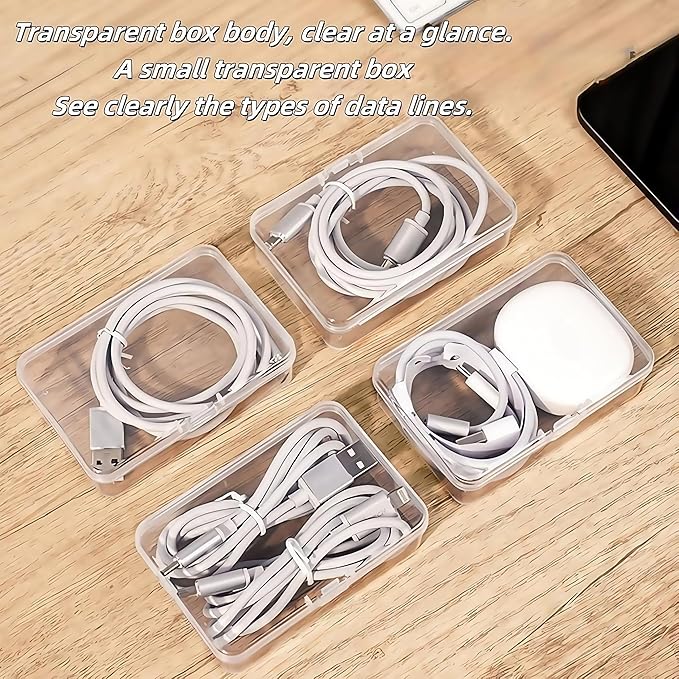 11 Grid Clear Cable Organizer Box - Image 5