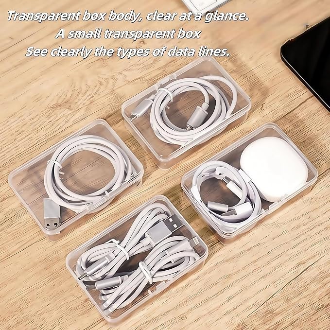 7 Grid Clear Cable Organizer Box - Image 7