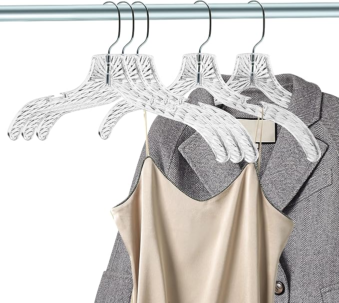Quality Clear Plastic Hangers 24 Pack - Image 4